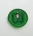 Green Butterfly Handmade Upcycled Bottle Bottom Sun Catcher Ornament