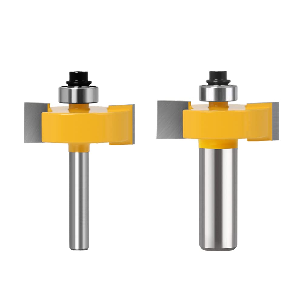 Fresa TCT Para Moldura Cove Box De 35x12.7mm - Cola De 1/2\" - AB Tools (Guiada Con Rodamiento)