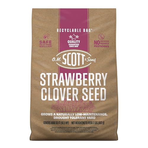 O.M. Scott & Sons Strawberry Clover Seed - Lawn Seed Grows a Naturally Low Maintenance...