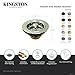 Kingston Brass KBS1002 Kitchen Sink Basket Strainer, Polished Brass