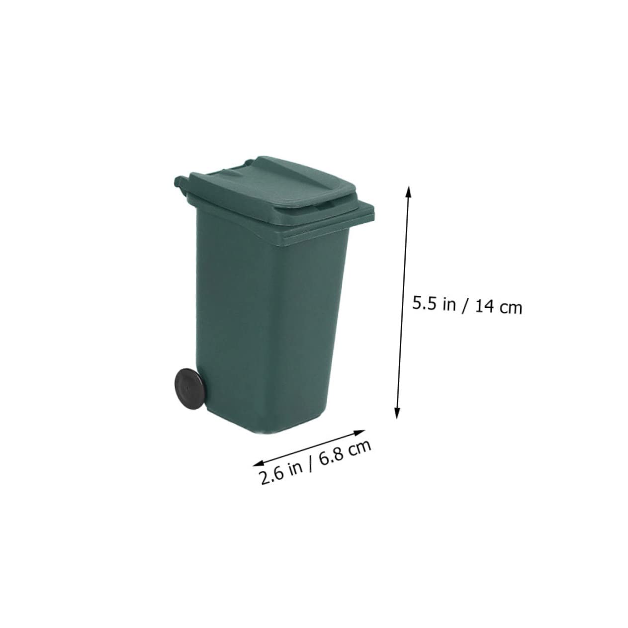 MAGICLULU 3pcs Mini Desk Trash Can Tabletop Storage Bucket Lid Office Garbage Can for Home Office Dorm Kitchen Random Color
