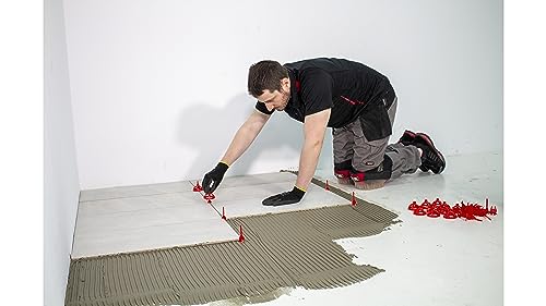 Coupelles Cyclone Level System évite les dénivelés de carrelage grand format 300 u