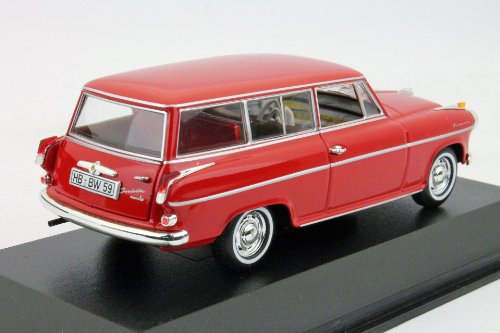 Preisvergleich Produktbild Minichamps 400096010 Modellauto Borgward Isabella 1958, Maßstab 1: 43, rot