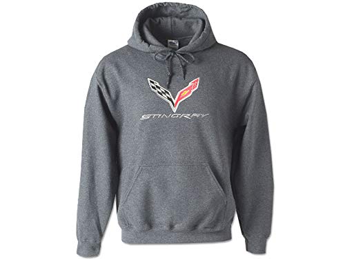 Corvette C7 Charcoal Hoodie/Hooded Sweatshirt