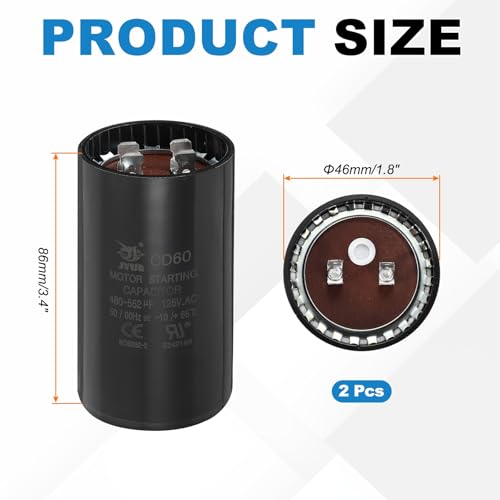 Condensateur de démarrage du moteur CD60 460-552 UF 125 VAC pour pompe de puits