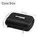 MP3 Player Case for HIFI WALKER H2/ H2 Touch/ G7/ G7 Mini and Other Music Players, 4.5inch Portable Hard EVA Case, Protective Travel Case for MP3 & MP4 Players, USB Cable, Earphones, Memory Cards