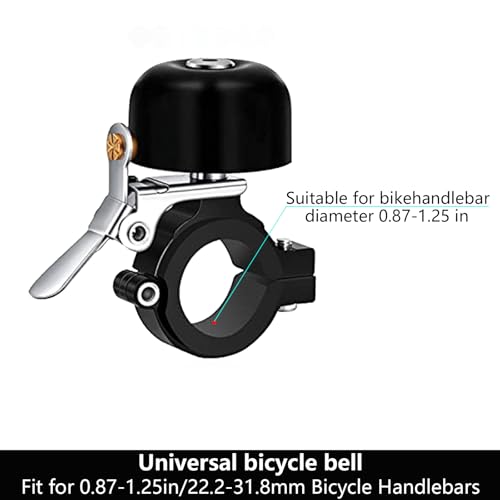 Sonnette de vélo Greallthy en laiton pour VTT et vélo de course - 4