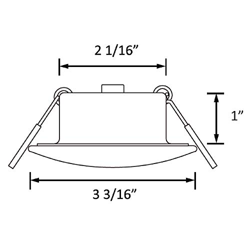 Facon 3 Inch Led Rv Puck Light, Dlfst3-008, Full Aluminum Recessed Led Ceiling Light, 12V Interior Light For Rv Motor-Homes Camper Caravan Trailer Boat (Pack Of 6) #TOP2