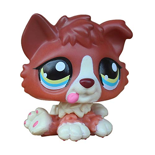 LPSCB Maßgefertigtes Baby für Collie #1542 roter Hund 2,5 cm Welpe Mini Wackelkopf Pet Shop Spielzeug