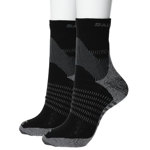 SALOMON(サロモン) ソックス 靴下 2足セット X ULTRA ACCESS QUARTER 2-PAC (エックスウルトラ アクセス クォーター 2パック)