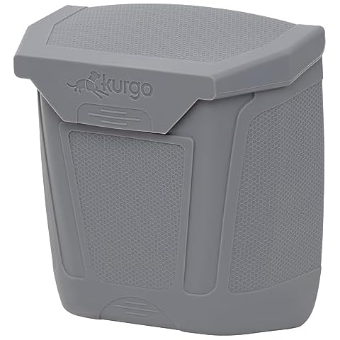 Kurgo Tailgate Dumpster for Dog Garbage and Poop Bags, Magnet Trash Bin for Cars, Car Waste Basket for Pets, Attaches to Tailgate or Bumper, Pet Travel Accessories, Easy to Clean Cover