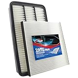 Engine Air Filter & Cabin Air Filter Combo for Toyota Avalon 2000-2004 V6 3.0L | Synthetic & white
