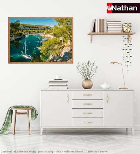 Puzzle 1000 pièces : Calanque de Port Miou Collection Régions de France Ravensburger Nathan - vue 6