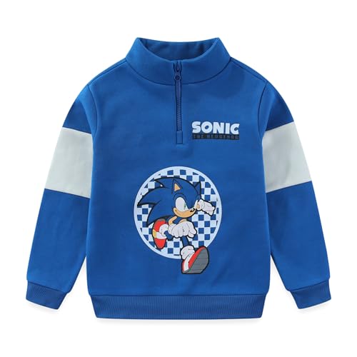 Conjunto de suéter y pantalones de forro polar Sonic para niños 2