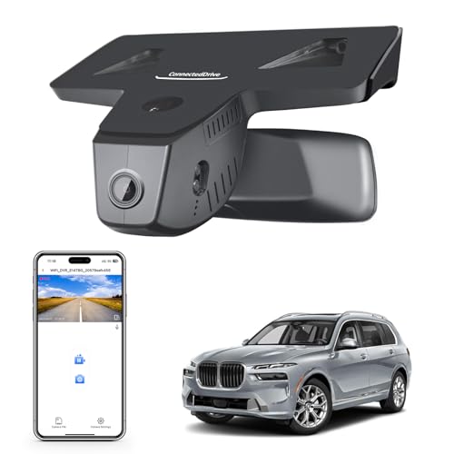 Mangoal 4K Dash Cam Custom for BMW G07 X7 Facelift 2023 2024 2025(Model C), M60i, xDrive40i, OEM Style, 2160P UHD Video, WiFi & APP, 64GB Card