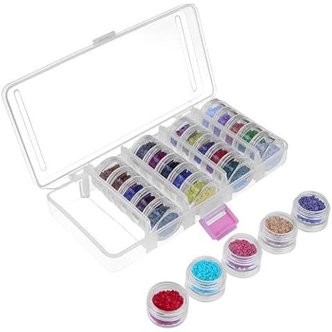 Kurtzy 25 Pcs Bead Storage Organiser Set Cover