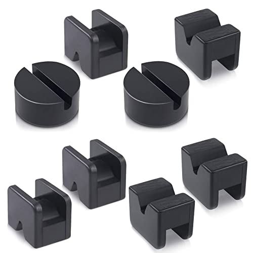 Swpeet 8 Pack 2 Types Sparta Floor Jack Pad Adapter #TOP29