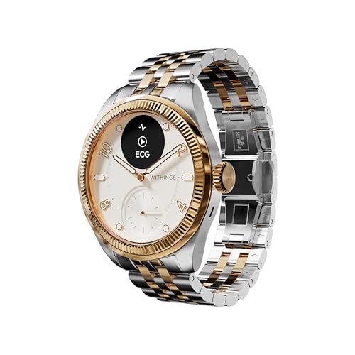 Withings Scanwatch Nova Brilliant - Montre Hybride Intelligente de santé pour Hommes et Femmes - SPO2, Surveillance de la température, du Sommeil, de la...
