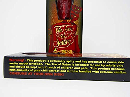 Flamethrower Candy Co Toe Of Satan Lollipop Two Pack Caroline Reaper Spicy Challenge #TOP3