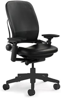 Leap Black Leather Chair - Buy now