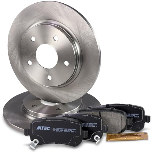 BESTPRICE Juego de frenos eje trasero incl. discos de freno Ø 305 mm completos + pastillas de freno traseras, compatible con CHRYSLER GRAND VOYAGER V (RT), DODGE JOURNEY, FIAT FREEMONT (345_)