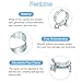 uxcell 15Pcs Fuel Line Pipe Hose Clamp Clip, 21-23mm Fuel Injection Hose Clamp Adjustable Pipe Hose Clip Tube Clamps for Plumbing Automotive and Industrial
