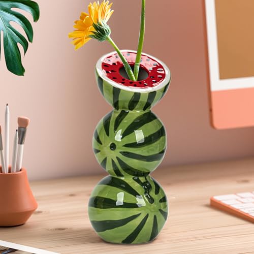 Vase en forme de fruit original et pot de fleurs de bureau design