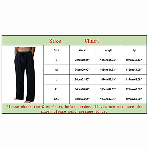 Pantalon d'été homme en pur coton style décontracté