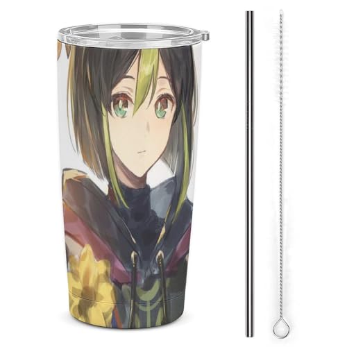 コップ 原神 提?里 Tighnari ティナリ マグカップ 車用 タンブラー メンズ 車載 自動車カップ 魔法瓶 水筒 水カップ ポット 旅行杯 ケトル コーヒーカップ ストロー付き レディース 蓋付き 持ち運び マグボトル ステンレス鋼 ダイレクトタイ