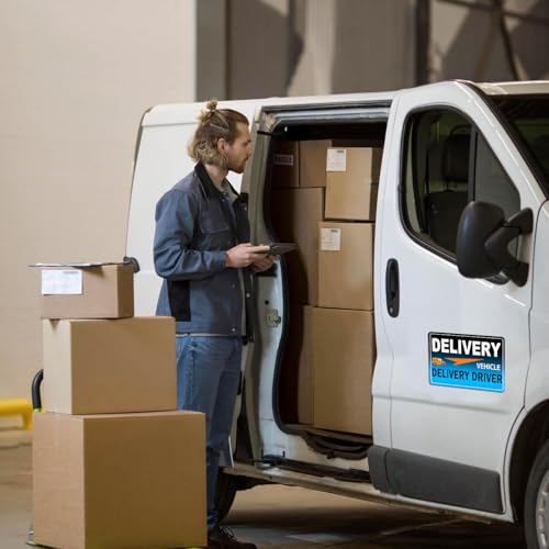 Imán para puerta de coche Flex Delivery Driver señales de parachoques extraíbles 6