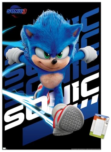 Sonic The Hedgehog 3 Sonic Wall Poster Bundle