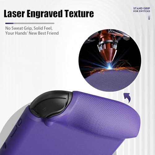 Grip ergonomique Nintendo Switch 2 pour éviter les douleurs aux mains - 3