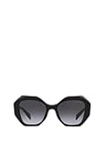 PR 16WS 1AB5D1 Black Plastic Geometric Sunglasses Grey Gradient Lens