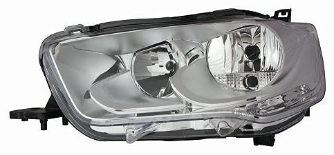 Projecteur H7-H1 C-Elysée gauche phare avant voiture avec parabole chrome et réglage électrique