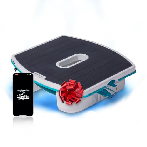 Dolphin Skimmi Automated Pool Skimmer WiFi, Cleans Water Surface with Smart Sensors Solar Charge