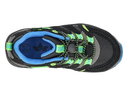 Lico Unisex Kinder Fremont Trekkingsschuhe, Schwarz Blau Lemon, 41 EU