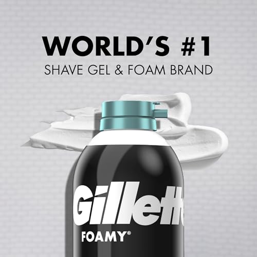 Gillette Foamy Shaving Cream, Sensitive Skin, 11 Ounce (Pack of 12) - image 8