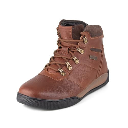 Image of Red Chief Genuine Leather Casual Boots for Men | Rugged & Stylish Everyday Footwear | RC3841