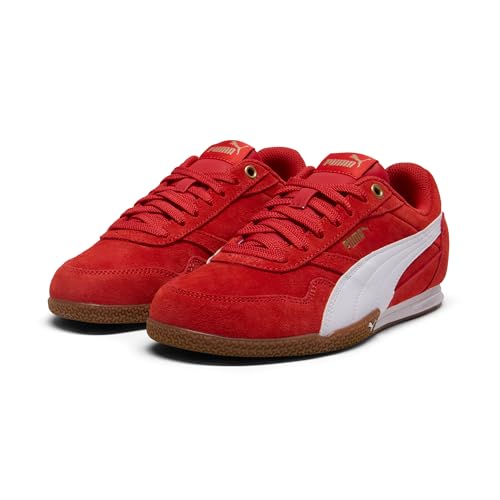 PUMA Puma Women's Bella Donna Shoes, Red- White- Gold AH25, 8.5 Sd