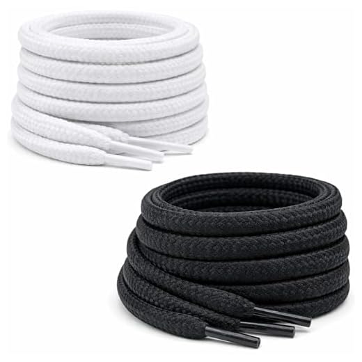 Kit 2 Pares de Cadarços 110cm – Para Tênis, Botas e Calçados Casuais ou Sociais, Resistentes e Duráveis