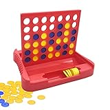 niños prematuros 5 meses [42 discos + 6 discos de repuesto, Ideal Fun Game for Family] - Incluye 21 discos amarillos, 21 discos azules, 3 discos amarillos de repuesto y 3 discos azules de repuesto. Four in a Row, un juego de mesa clásico que ha resistido la prueba del tiempo y que aún hoy disfrutan personas de todas las edades