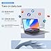 WIPEMIK Laptop Computer, 8GB RAM, 128GB SSD, Quad-Core N5095 Processor Laptop, 14