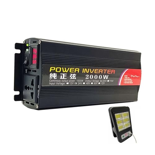 Onduleur à onde sinusoïdale pure 2000W pour brancher vos appareils de cuisine en voyage en voiture