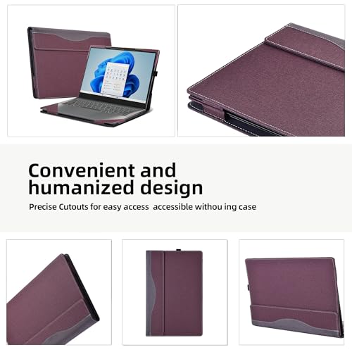 Funda para Laptop HP EliteBook X Flip G1i 14" PU Cuero miniatura 6