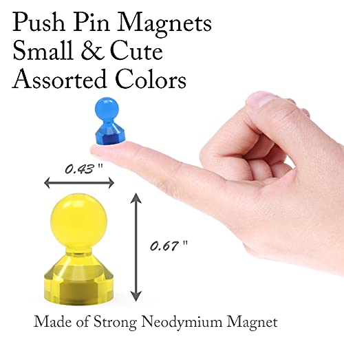 Ant Mag Magnetic Push Pins Strong Push Pin Magnets For Fridge Whiteboards Calendars Maps In School & Office Pack Of 18 #TOP1