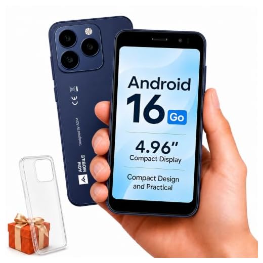 AGM Note N2 Smartphone for T-Mobile ONLY, 4.96" Compact 4G Cell Phone