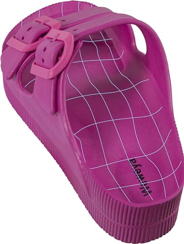 Image of Weweya Platform Sandals Women Arch Support Sandal Buckle Straps Slides