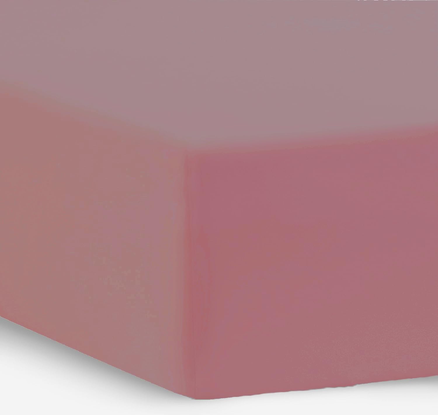 BlissLo Pink Single Fitted Sheet - Cotton, Easy Care, Super Soft Cozy and Breathable Deep Fitted Bed Sheet (190cm X 90cm)