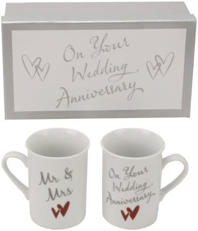Juliana wedding anniversary Set of two Quality Mugs on your wedding Anniversary CM229 by Juliana Anniversary