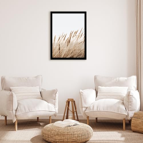Americanflat 22x30 Picture Frame with Polished Plexiglass - Black Picture Frame - Wide Photo Frames Made of Engineered Wood for Vertical or Horizontal Wall Display - Epic Collection - Black